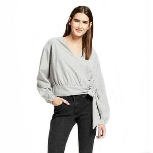 TARGET ✨ NWOT Wrap Top